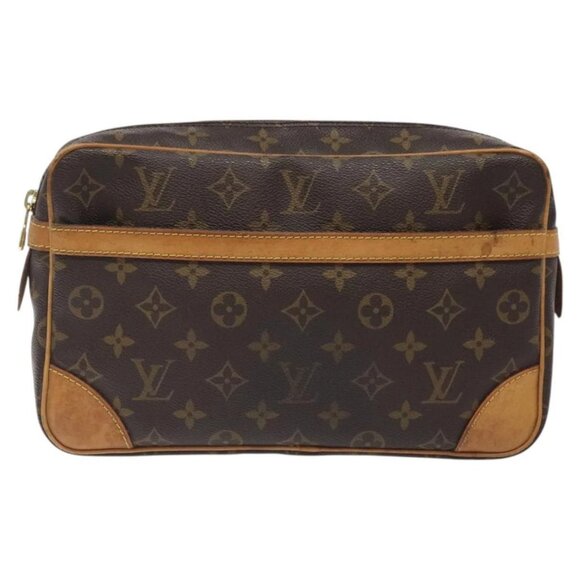 LOUIS VUITTON Monogram Compiegne 28 Clutch Bag - Picture 2 of 16